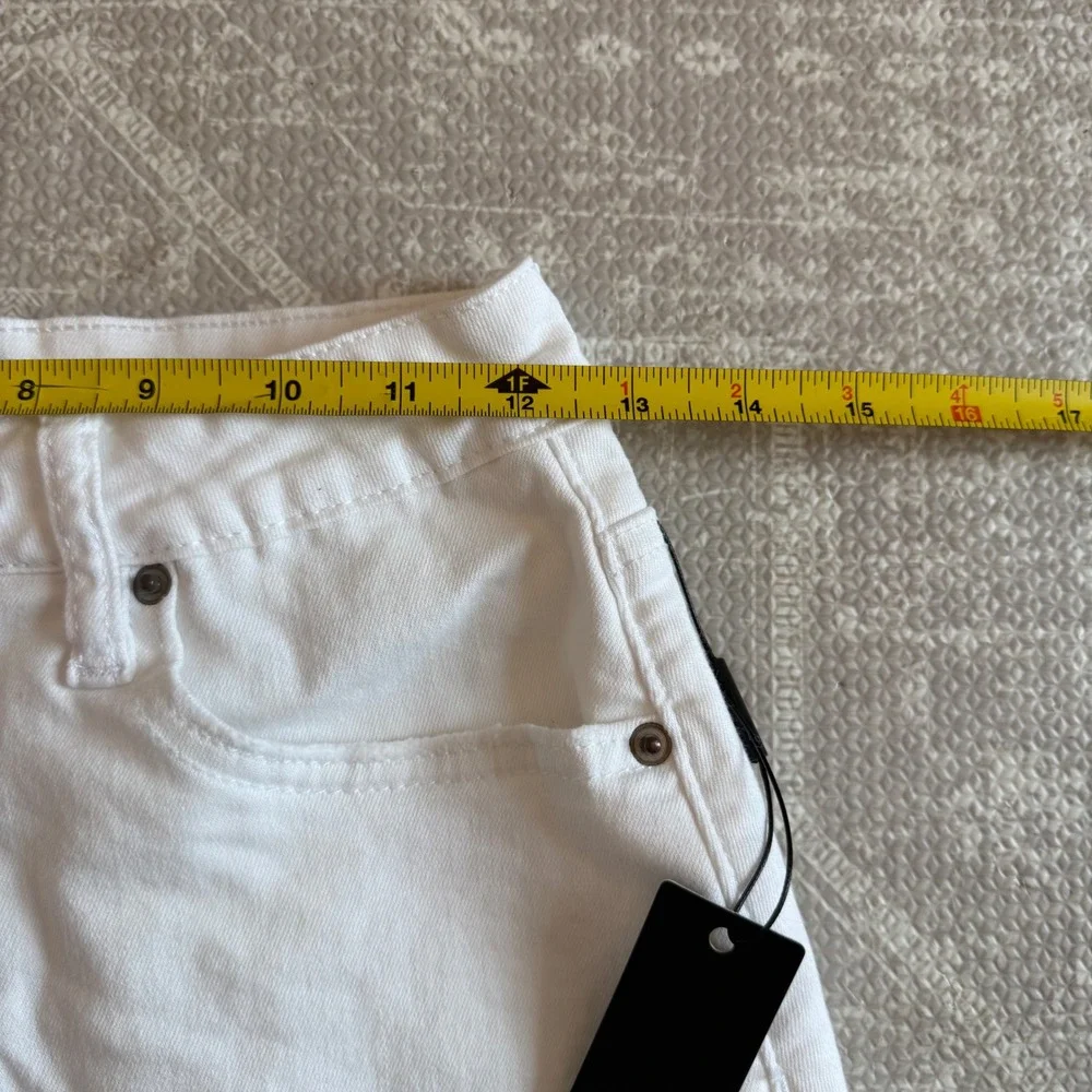 Fashion‎ Nova Mini Skirt Women Size S White NEW Denim